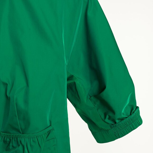 Lida Baday Green Radzimir Short-Sleeve Cropped Zip Jacket - Picture 5 of 8